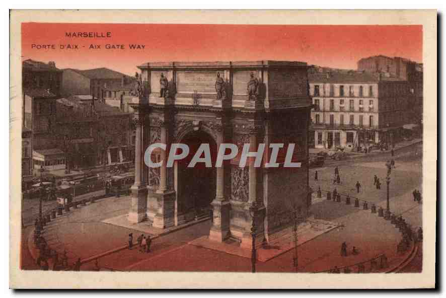 Marseille — Porte d'Aix — éditeur non visible - Anverso
