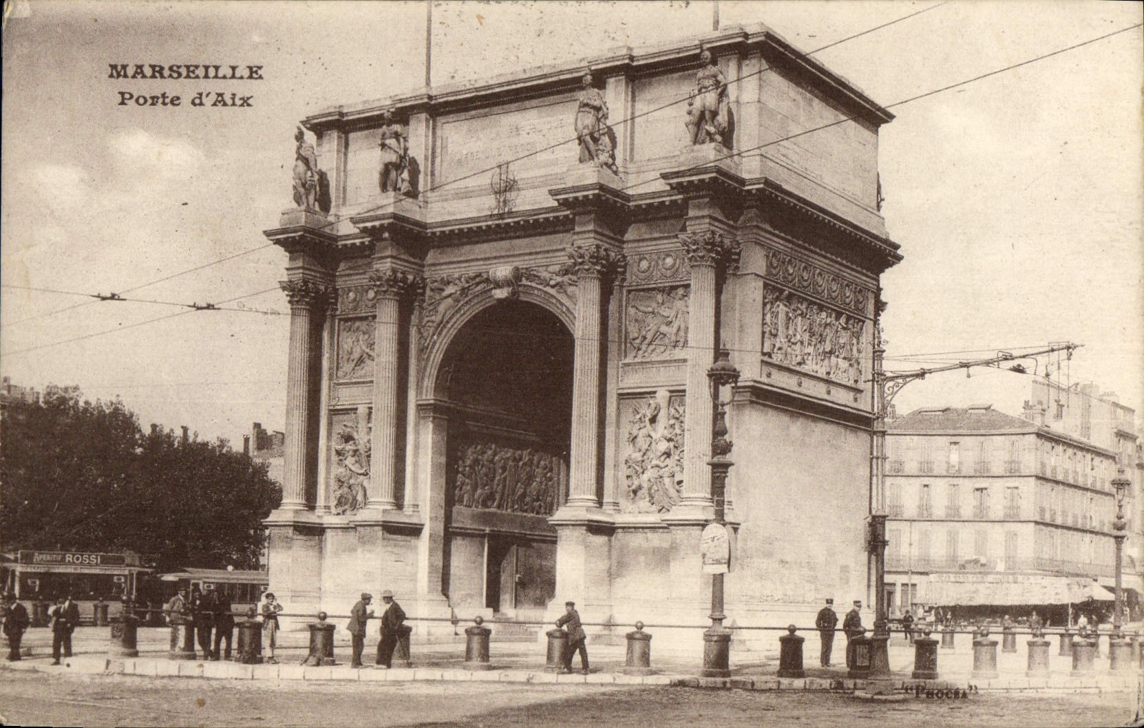 Marseille — Porte d’Aix — éditeur Rossi