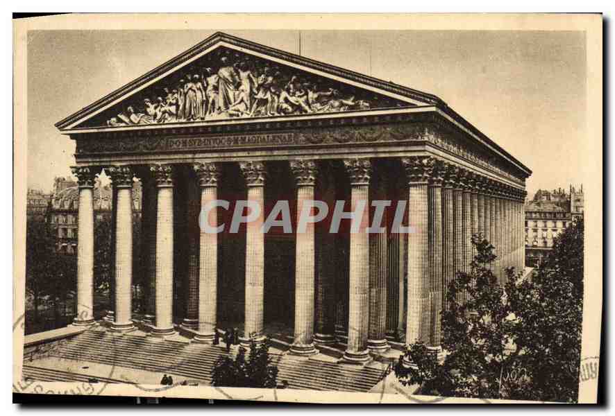 CPA Paris L'Eglise de la Madeleine 
