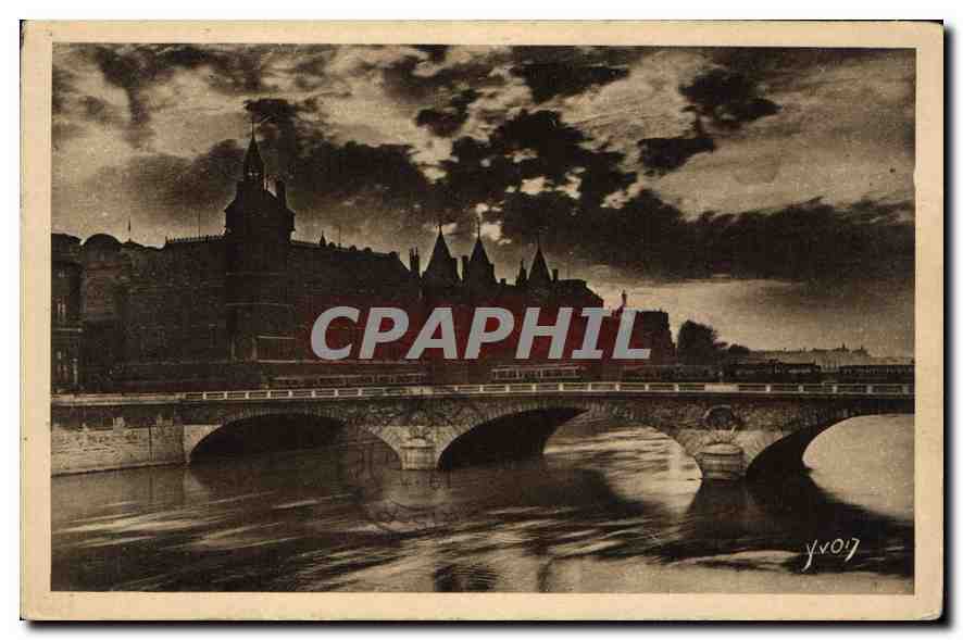 CPA Paris La Conciergerie et le Pont au Change 