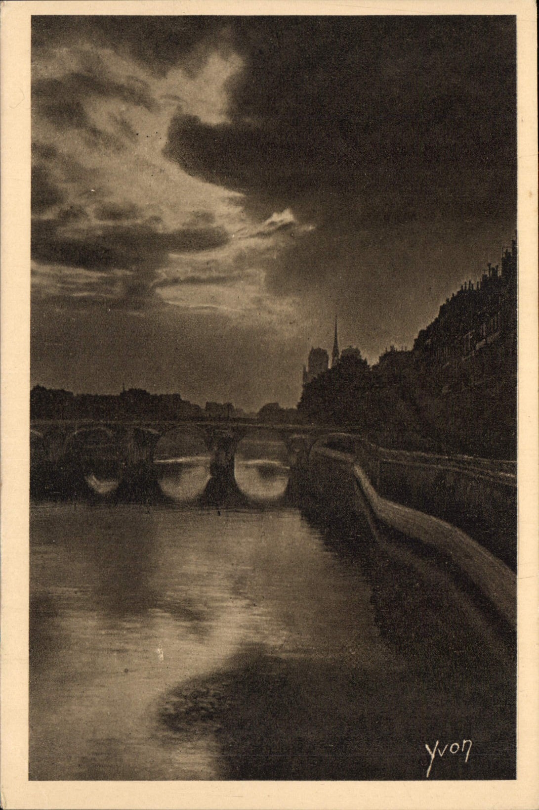 CPA Paris La Seine au Quai de Bethune 