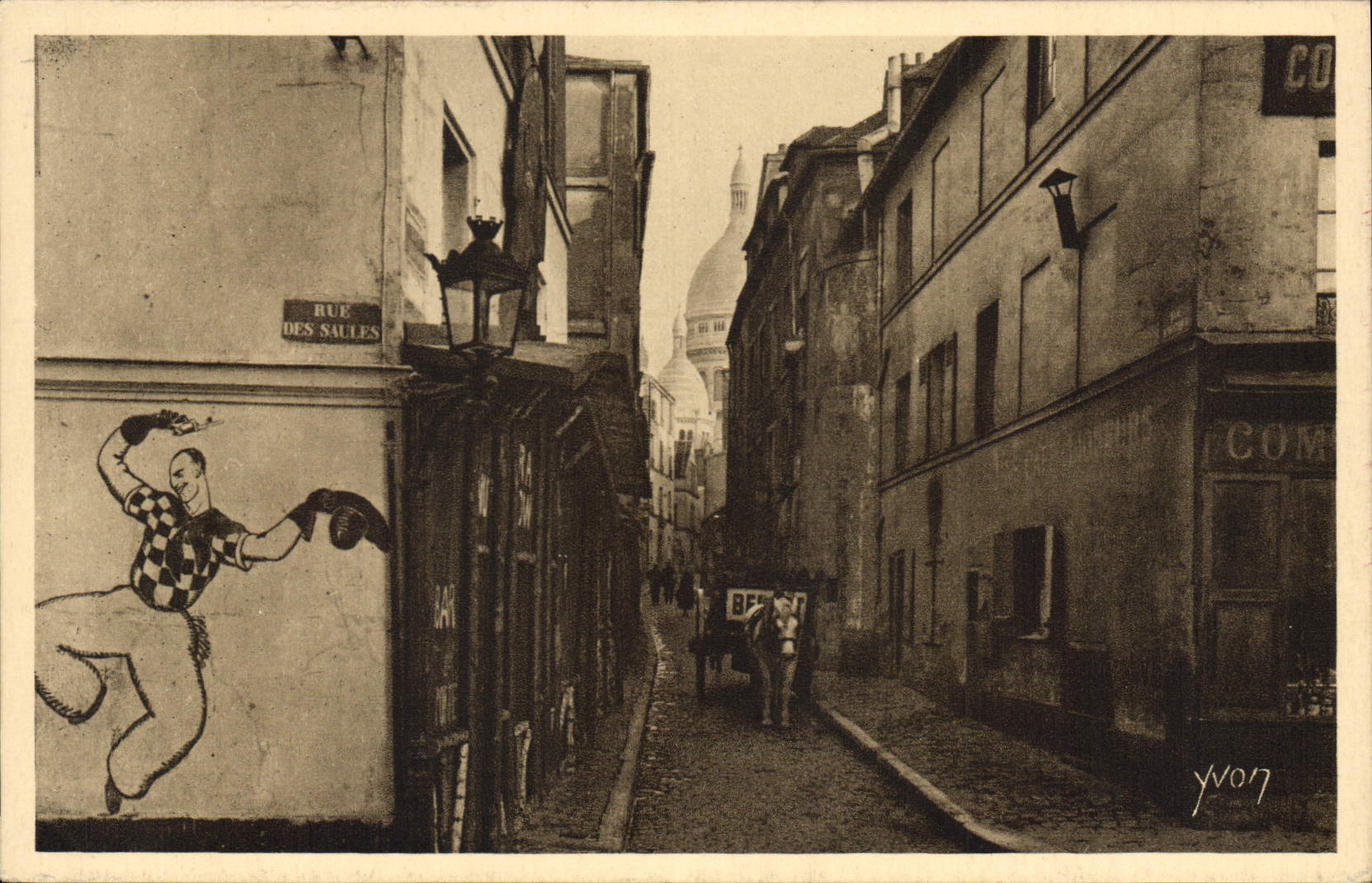 Rue des Saules — Paris — Éditions d'Art Yvon