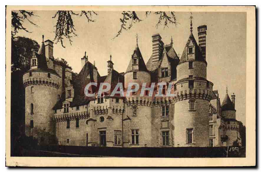 CPA Chateaux de la Loire Chateau de Rigny Usse Indre et Loire Vue d'Ensemble Nord Est 