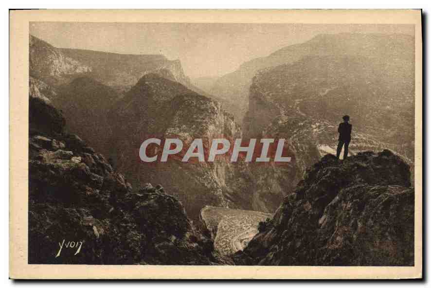 CPA Paysages et Pierres de Provence Le Point Sublime des Gorges du Verdon 