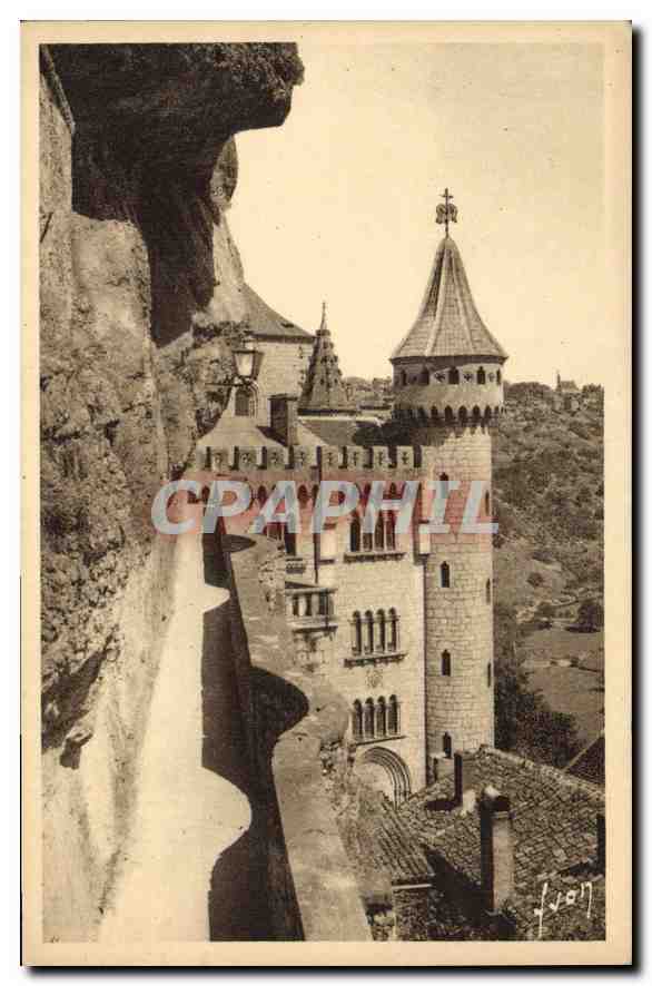 CPA Rocamadour Lot Chemin de la Maison a Marie 