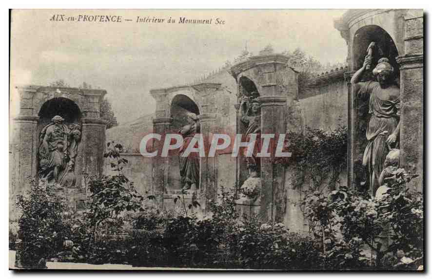 AIX-en-PROVENCE — Intérieur du Monument Sec — CPAPHIL