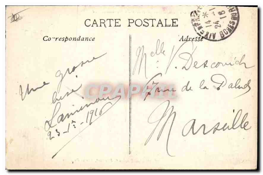Aix-en-Provence — Innenansicht des Monument Sec — Sammlung D'Artury — Rückseite