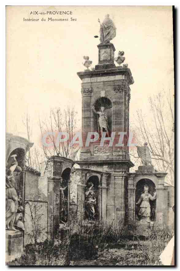 AIX-en-PROVENCE — Intérieur du Monument Sec — éditeur non identifié