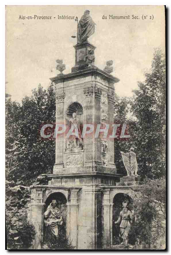 Aix-en-Provence — Intérieur du Monument Sec. (n° 2) — C. Bonny & F. Baudrier
