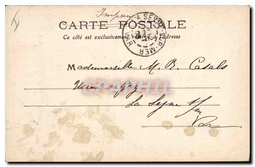 AIX-en-PROVENCE — Le Musée — Collection C. M. — Verso