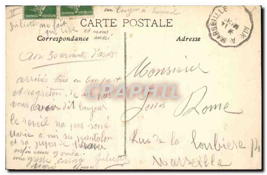 Aix-en-Provence — Le Muséum — J. B. Bowis édts. — Verso