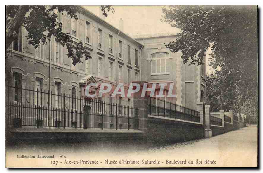 Aix-en-Provence — Naturkundemuseum — Boulevard du Roi Renée — Sammlung Jaussaud