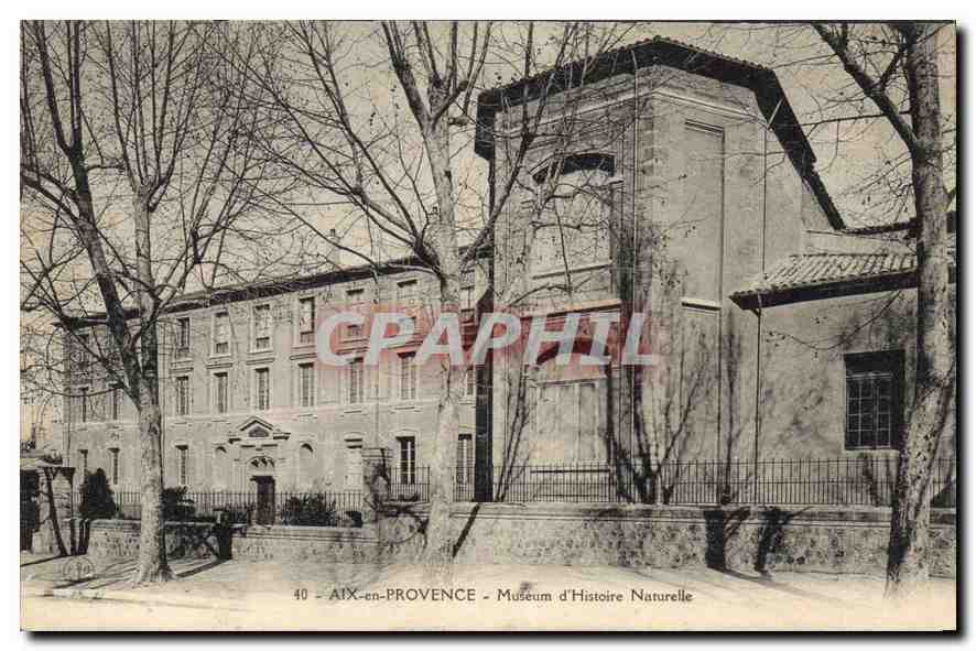 AIX-en-PROVENCE — Museum of Natural History — CPAPHIL n°40