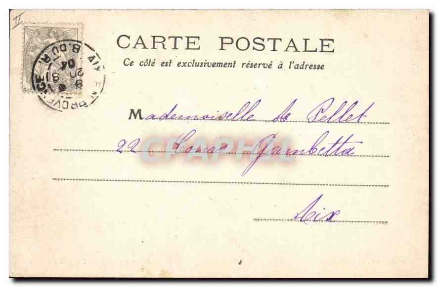 AIX-en-PROVENCE — Le Musée — Collection C. M. — Verso