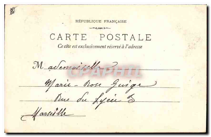 Seïla daughter of Zéphthé — Dry Monument — E. Jaussaud Publisher - 52 — Back