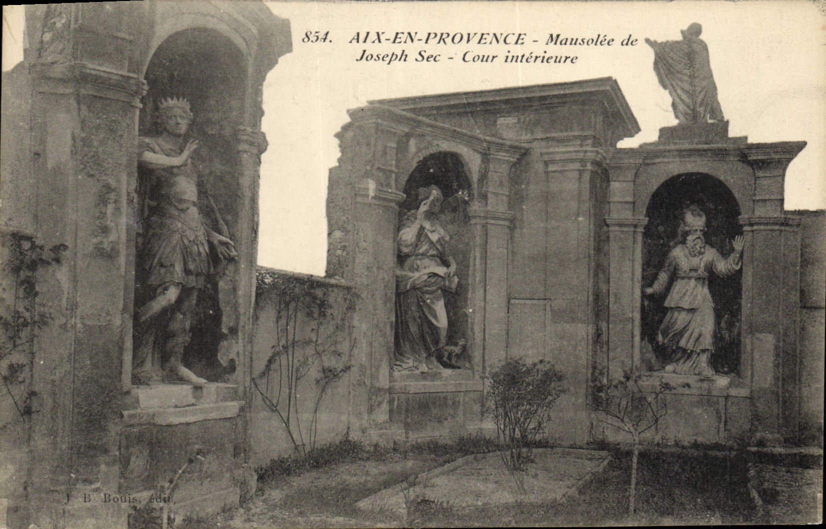 Aix-en-Provence - Mausoleum von Joseph Sec - Innenhof — J. B. Bouis, Verlag