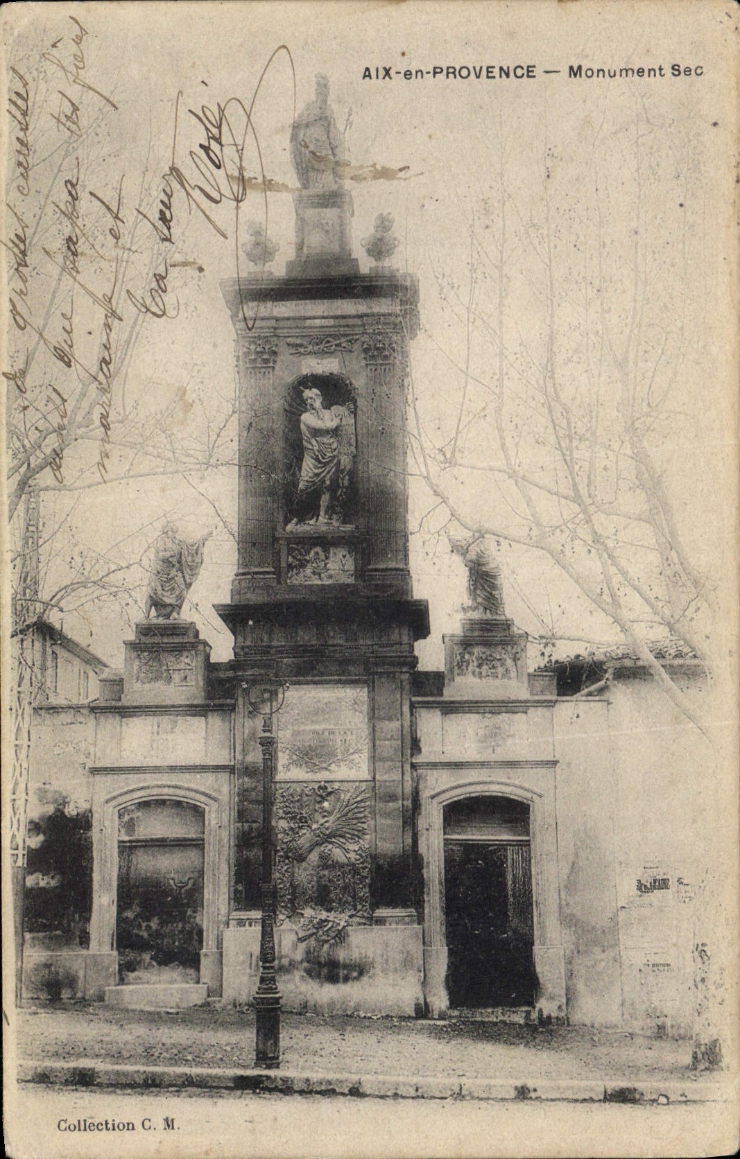 AIX-EN-PROVENCE — Trockener Monument — Sammlung C. M.