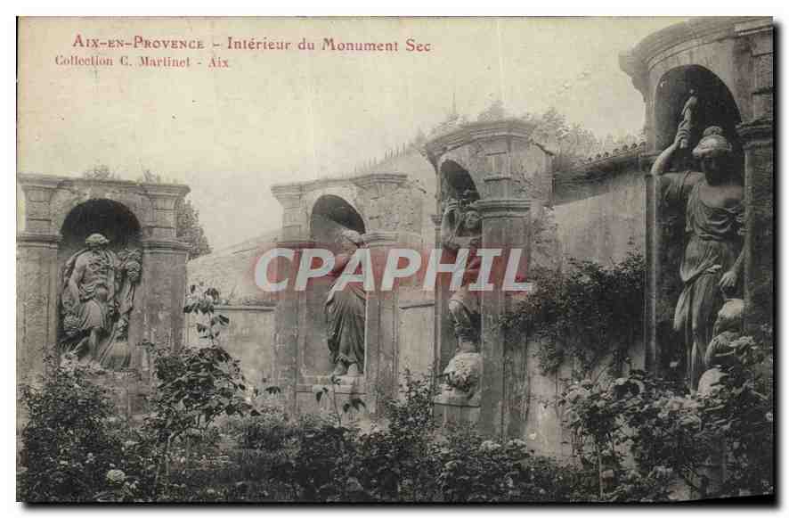 Aix-en-Provence — Interior of the Monument Sec — Collection C. Martinet - Aix
