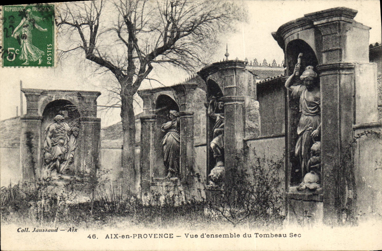 AIX-EN-PROVENCE — Overview of the Tombeau Sec — Collection Jaussaud — No. 46