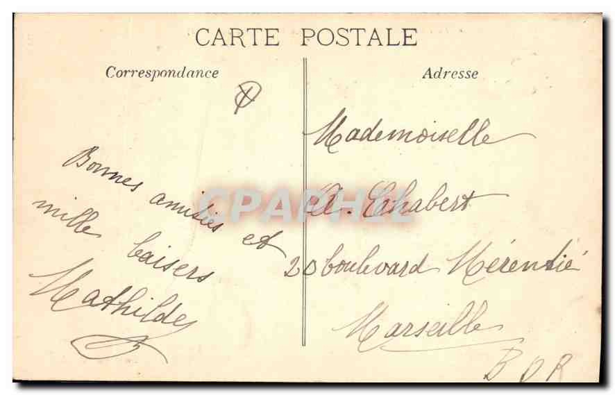 Aix-en-Provence — Interior del Monumento Sec (n° 1) — Editor no visible — Reverso