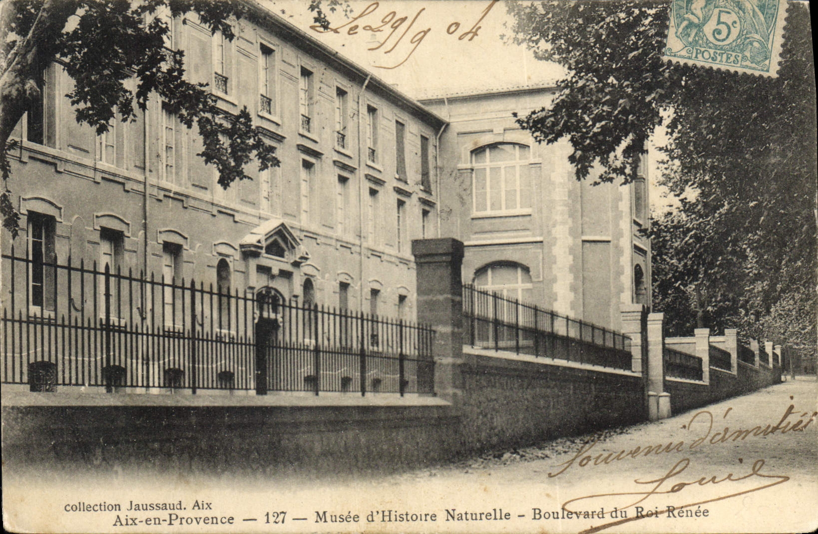 Musée d'Histoire Naturelle — Boulevard du Roi Renée — Aix-en-Provence — collection Jaussaud