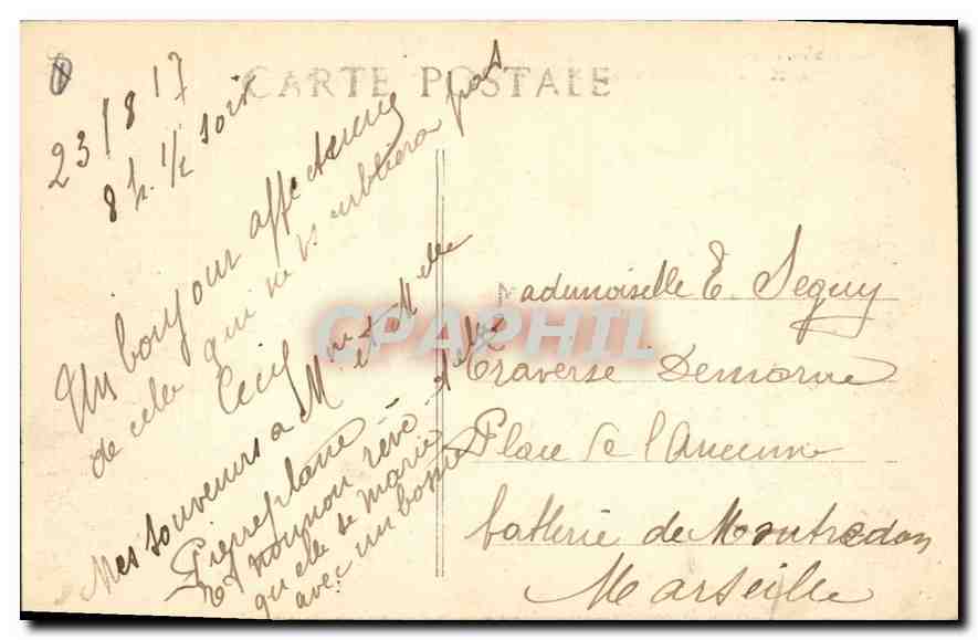 AIX-en-PROVENCE — Interior of the Monument Sec — Coll. C. Marlinet - Aix — Back