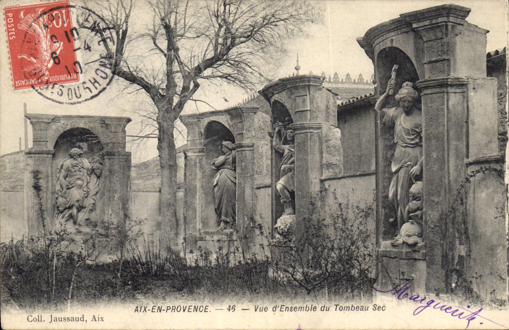 Aix-en-Provence — General View of the Sec Tomb — Coll. Jaussaud, Aix