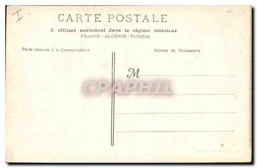 CPA Marseille Notre Dame de la Garde La Crypte  — Verso