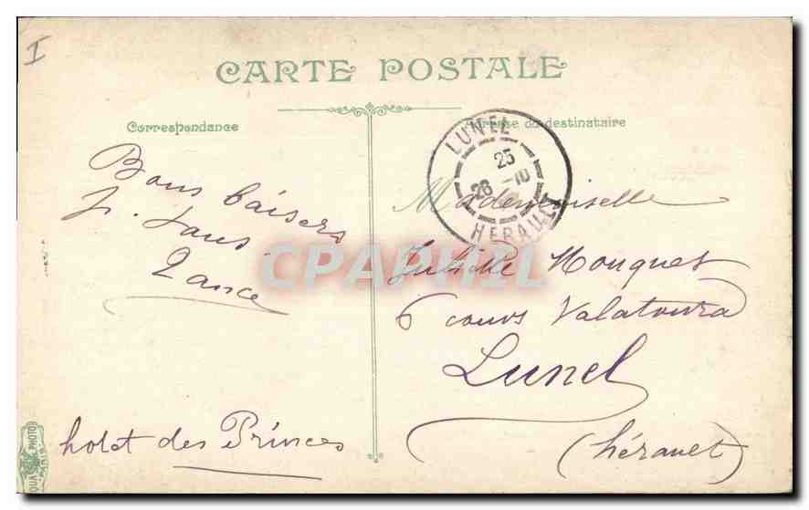 CPA Marseille ND de la Garde  — Rückseite