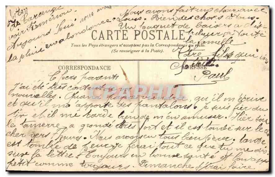 CPA Philippe de Champaigne Colbert Ministre d'Etat de Louis XIV  — Rückseite