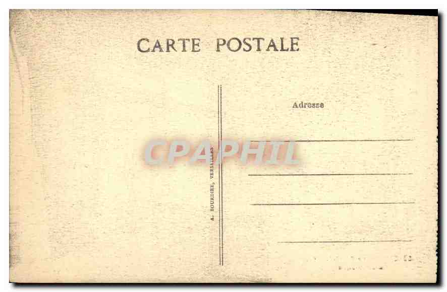 CPA Chateau de Chantilly Bibliotheque  — Verso