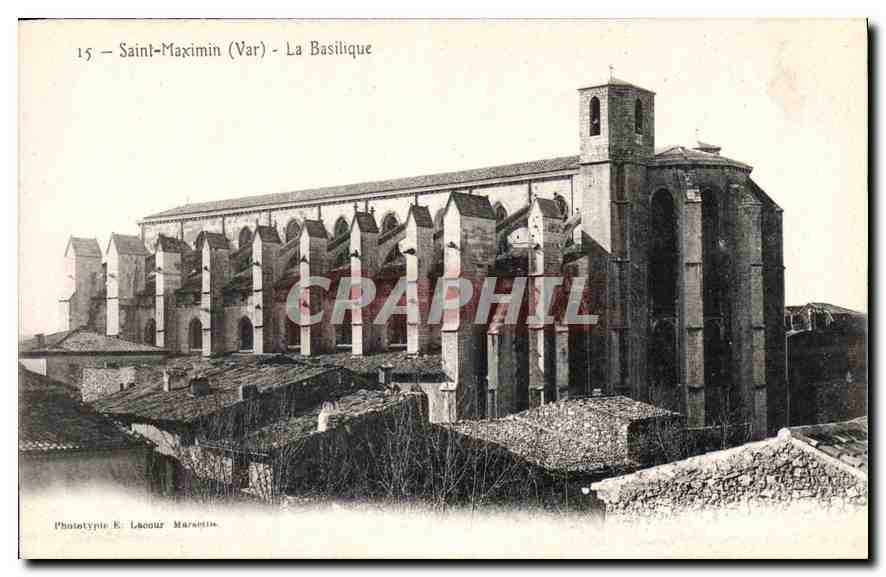 CPA Saint Maximin Var La Basilique 