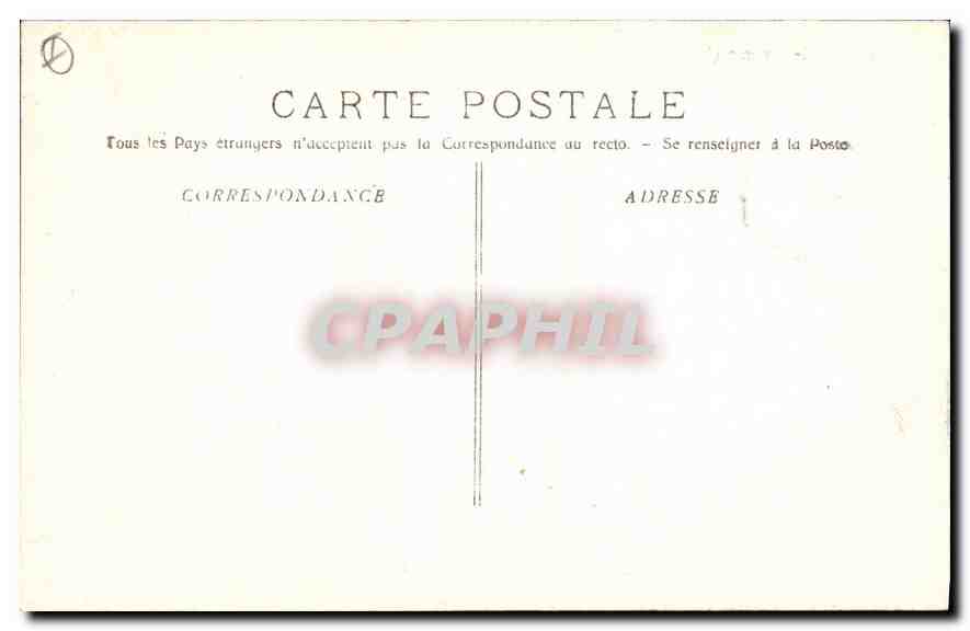 CPA Saint Maximin Var La Basilique  — Verso