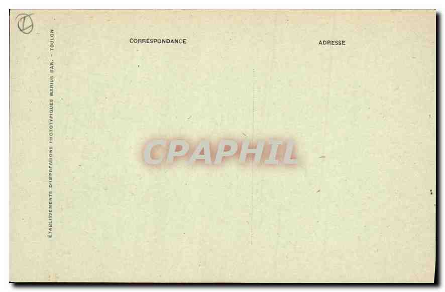 CPA Saint Maximin La Sainte Baume  — Verso