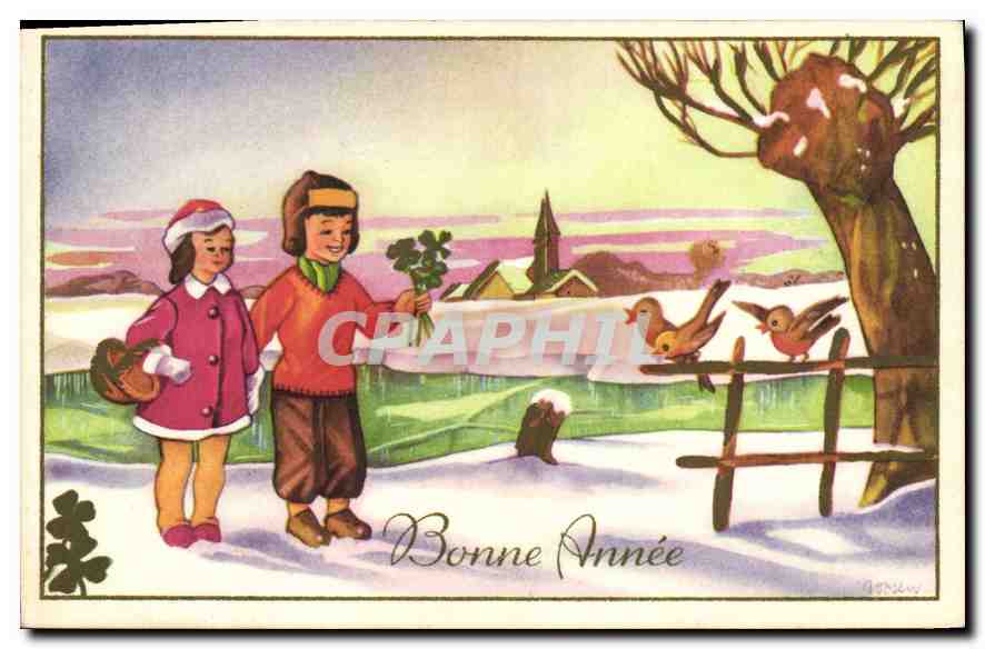 CPA Bonne Annee 