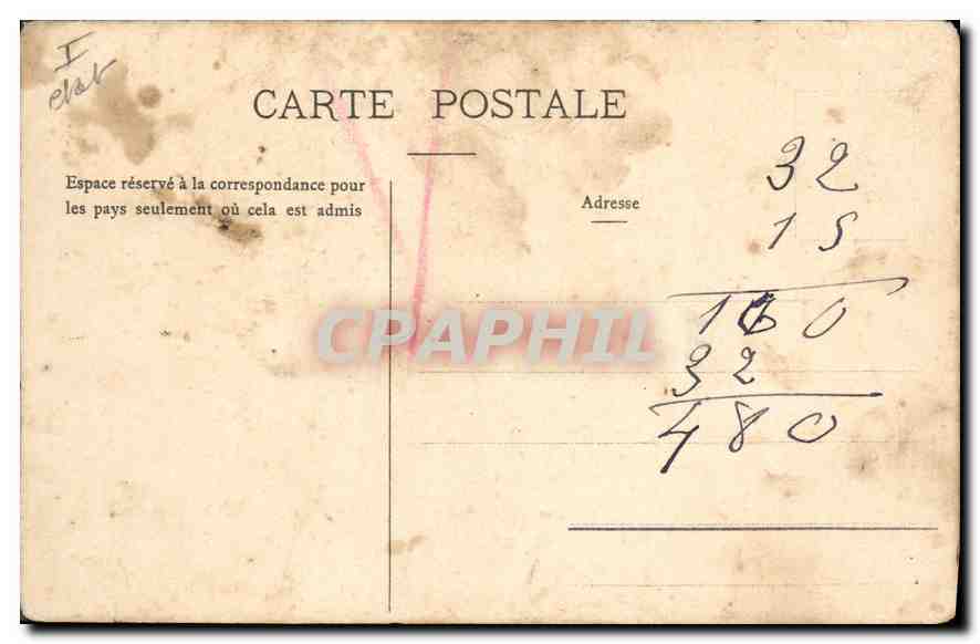 CPA Les Cartes Postales Porte Bonheur Edelweiss Fleurs — Rückseite