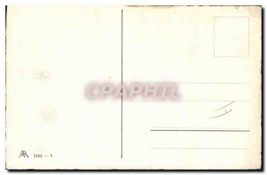 CPA Bateau — Rückseite