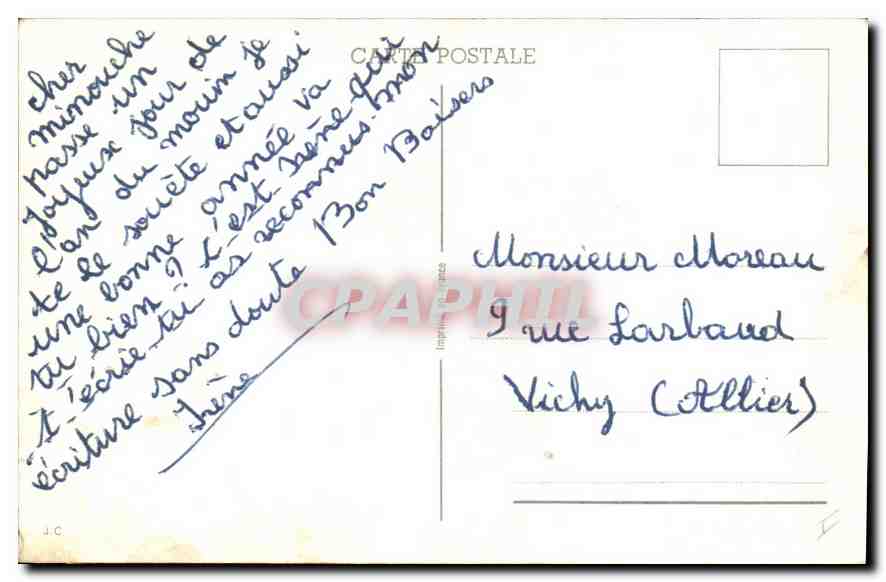 CPA Bonne Annee Enfant — Verso