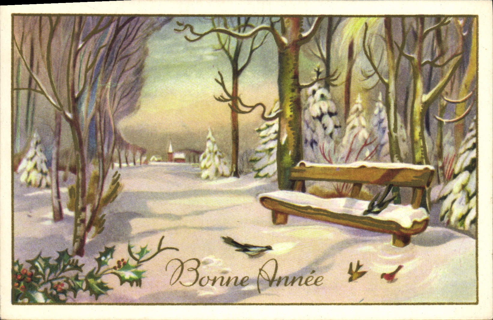 CPA Bonne Annee 
