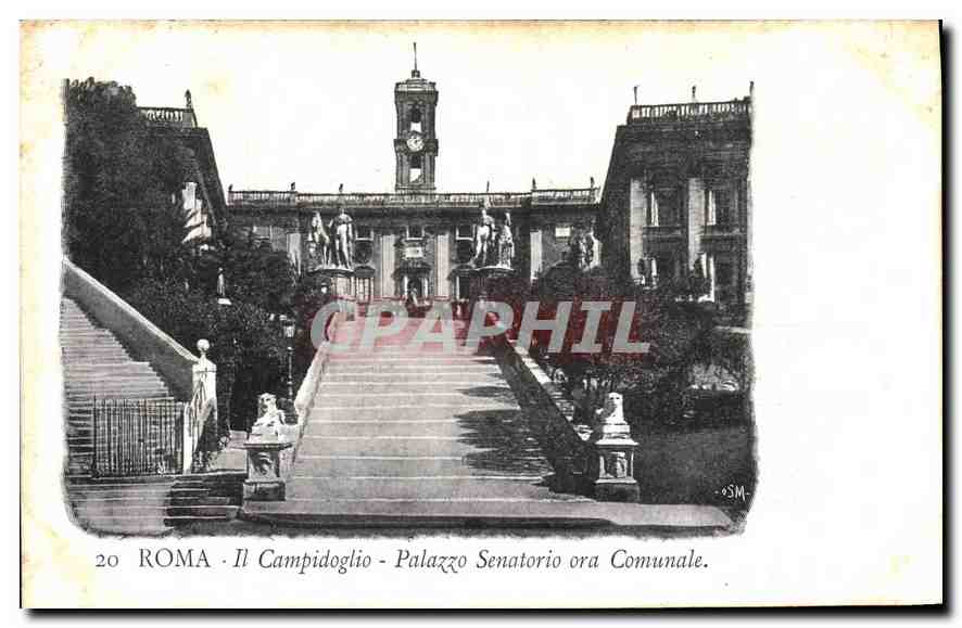 CPA Roma II Campidoglio Palazzo Senatorio ora Communale 