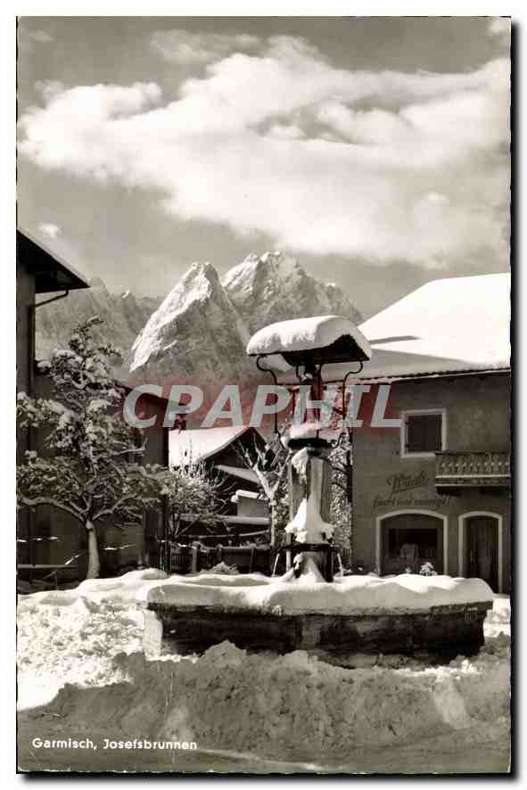 CPA Garmisch Josefsbrunnen 