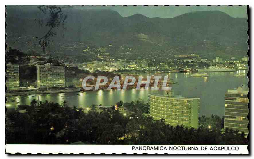 CPA Panoramica Nocturna de Acapulco 
