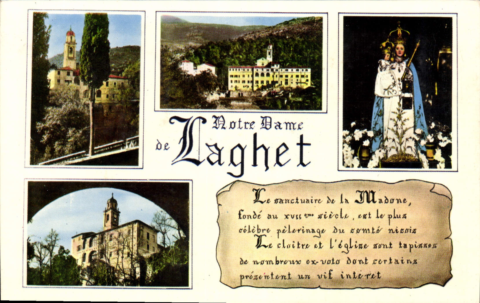 CPA Notre Dame de Laghet - Recto