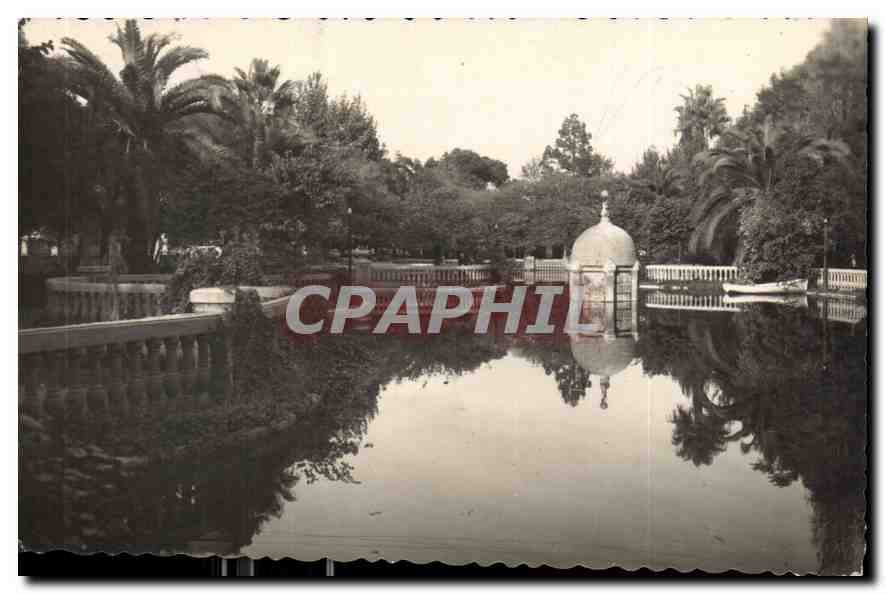 CPA Castellon de la Plana Estanque del Parque 