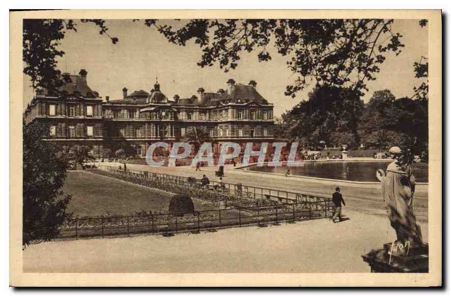 CPA Paris en flanant Palais et jardin du Luxembourg 