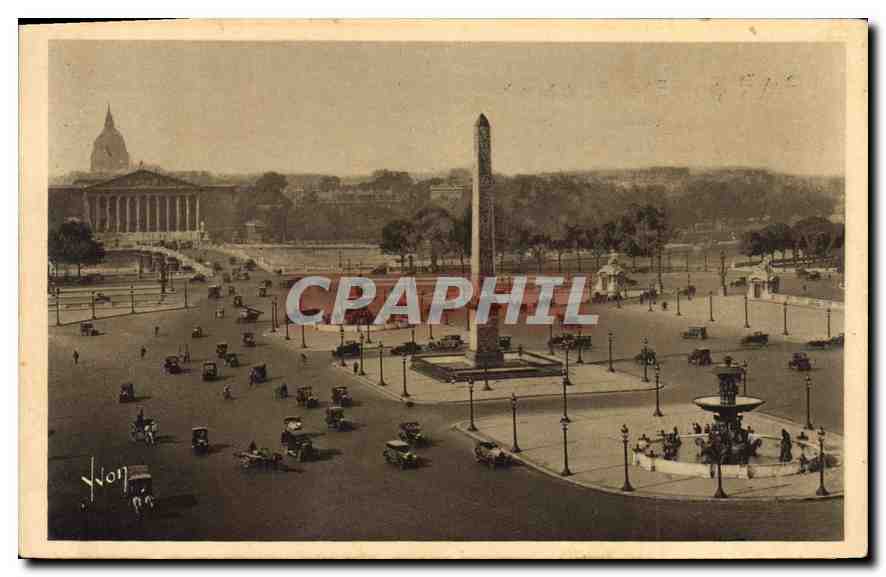 CPA Paris La Place de la Concorde 