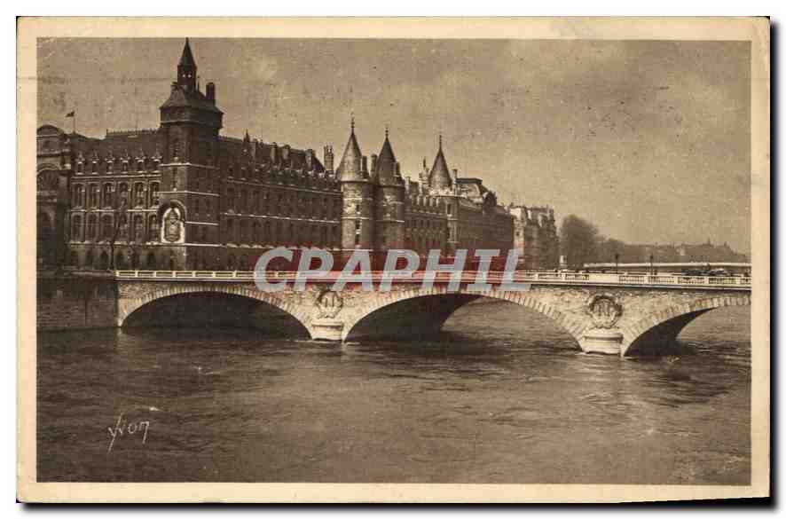 CPA Paris Le Palais de Justice et le Pont au Change 
