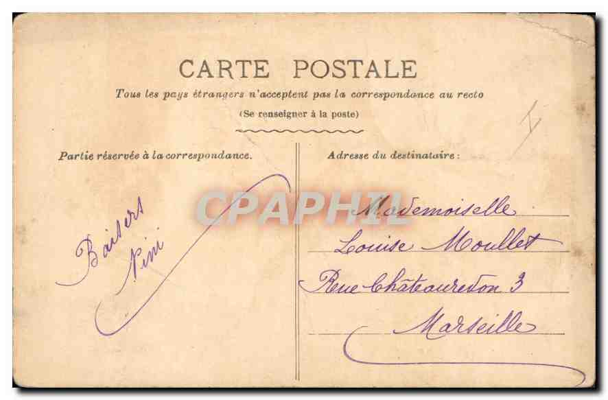 Jeune femme jouant du violon — M. Carbonel, Pianos & Musique, Marseille — Verso
