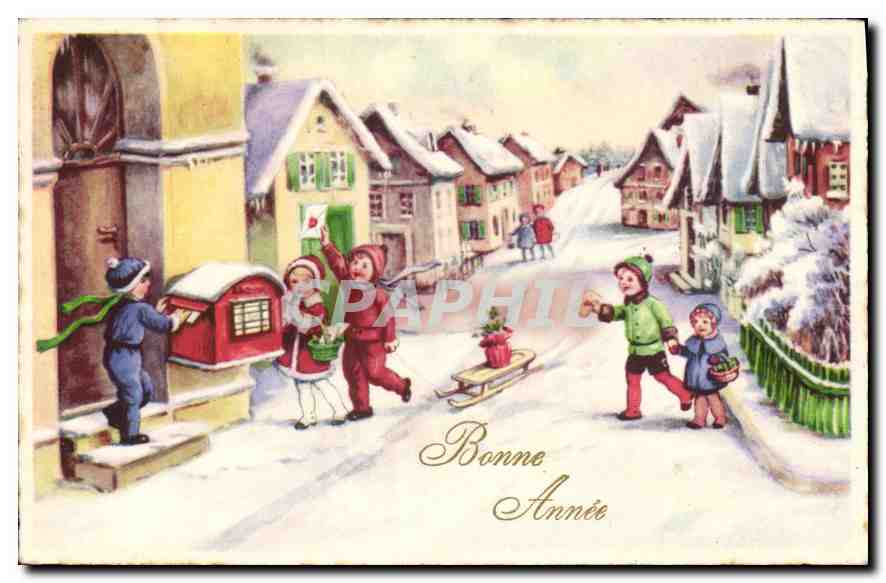 CPA Bonne Annee 