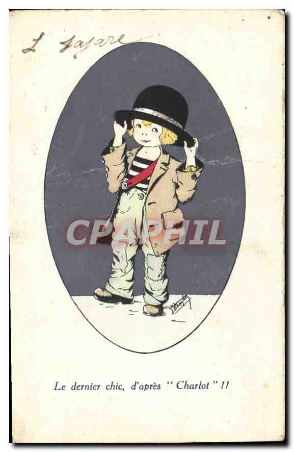 CPA Le dernier chic d'apres Charlot II 